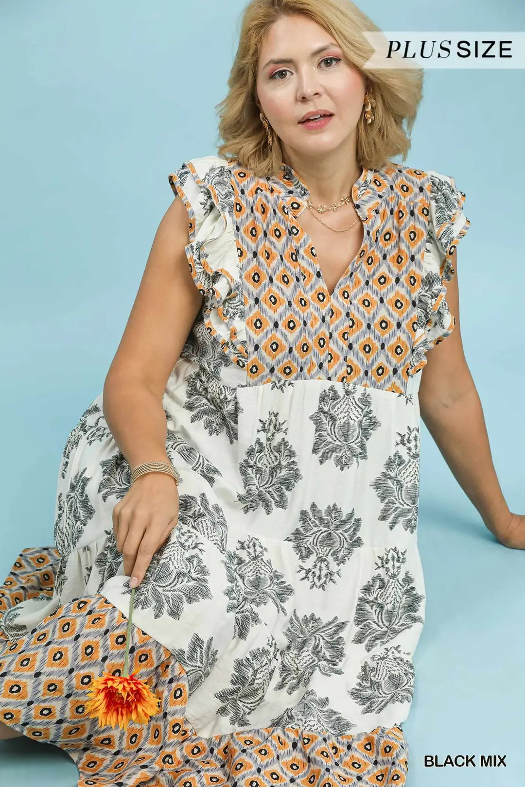 Garden Geometry Dress