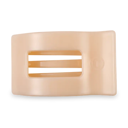 Flat Rectangle Hair Clip | Medium | Almond Beige