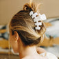 Classic Hair Clip | Large | Coconut White