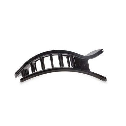 Flat Rectangle Hair Clip | Medium | Jet Black