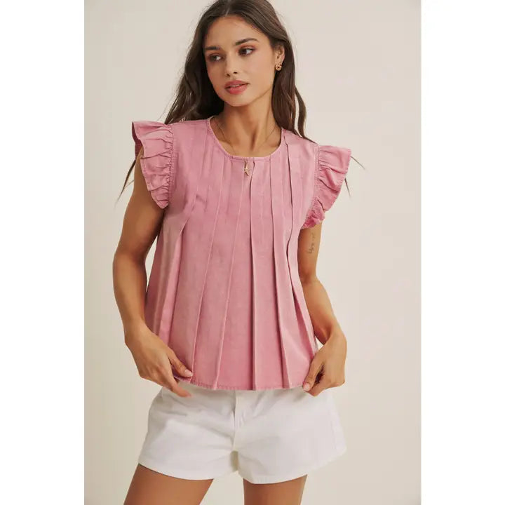 Pleated Blouse