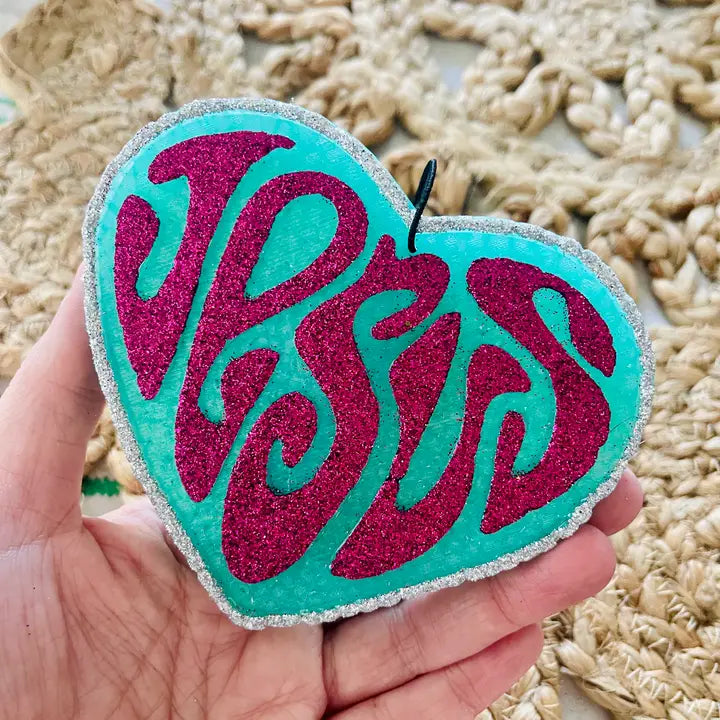 Jesus Heart Car Freshie