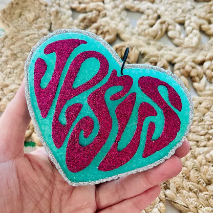 Jesus Heart Car Freshie