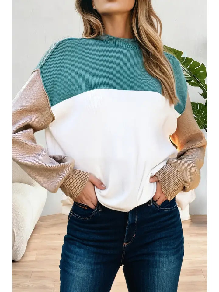 Color Block Sweater