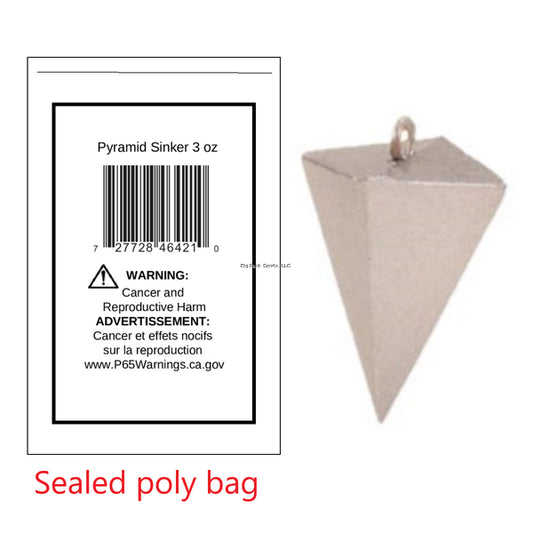 3oz Pyramid Sinker