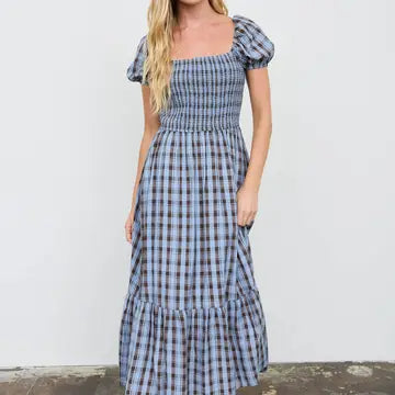 Bluebell Gingham Midi Dress