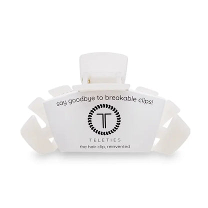 Classic Hair Clip | Large | Coconut White