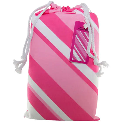 Pink Stripped beach towel