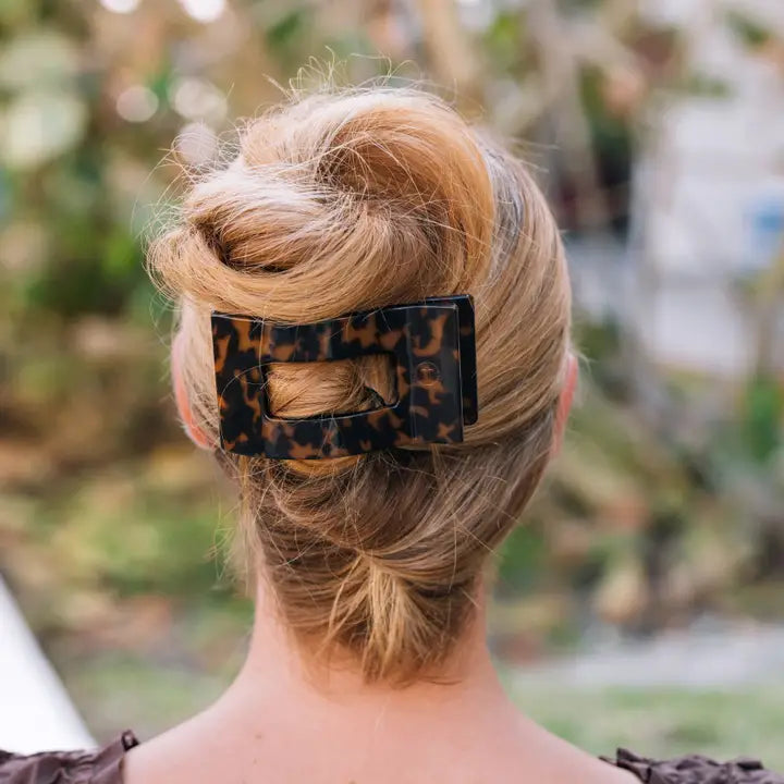 Flat  Rectangle Large Hair Clip