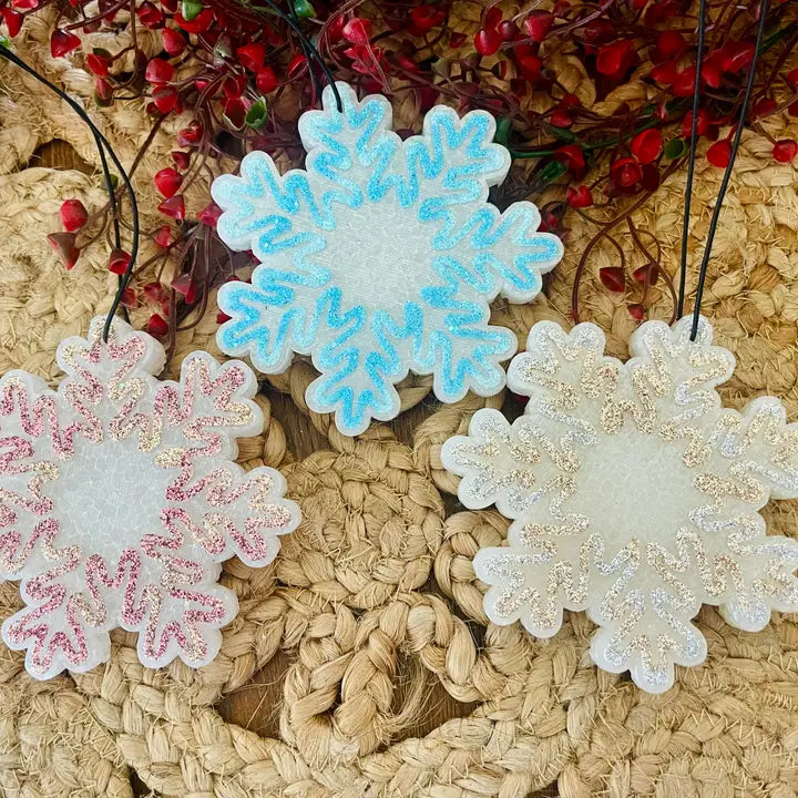 Snowflake Car Freshie