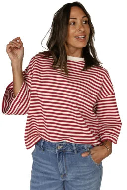 Shoulder wide Loose Tee