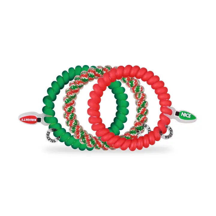 Naughty or Nice Hair Ties