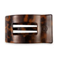 Flat Rectangle Hair Clip | Medium | Tortoise