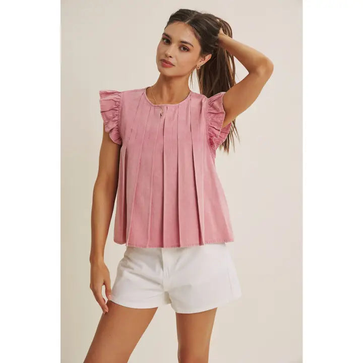 Pleated Blouse