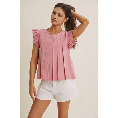 Pleated Blouse