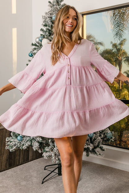 Light Pink Mini Dress