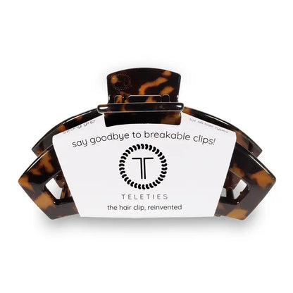 Open Hair Clip | Large | Tortoise