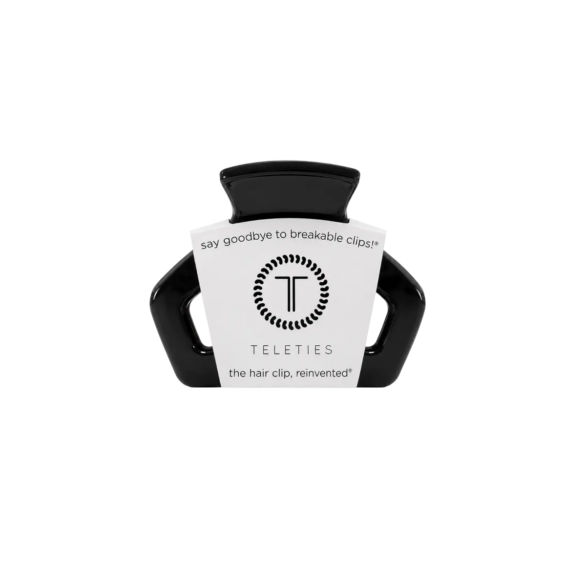 Open | Jet Black | Petite Claw Clip