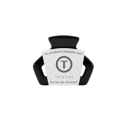 Open | Jet Black | Petite Claw Clip