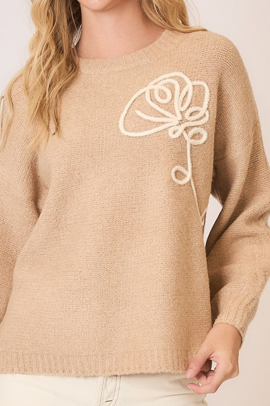 Soft Brushed Knit Sweater