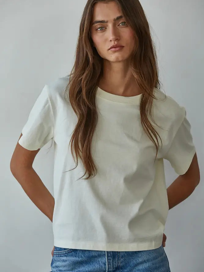 Cotton Short Sleeve Top