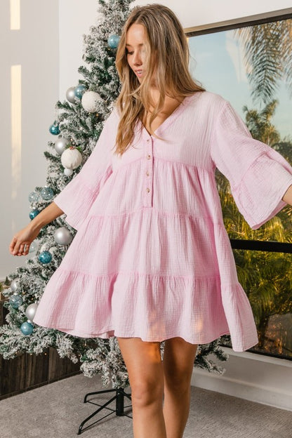 Light Pink Mini Dress