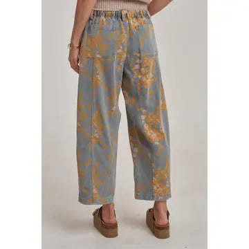 Golden Leaf Denim Pant