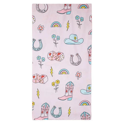 Lucky Cowgirl Quick Dry Towel