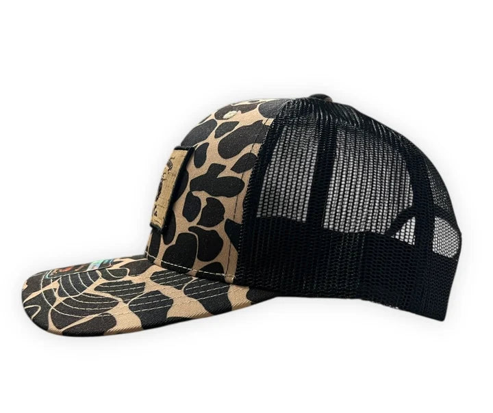 Old School Camo Trucker Hat