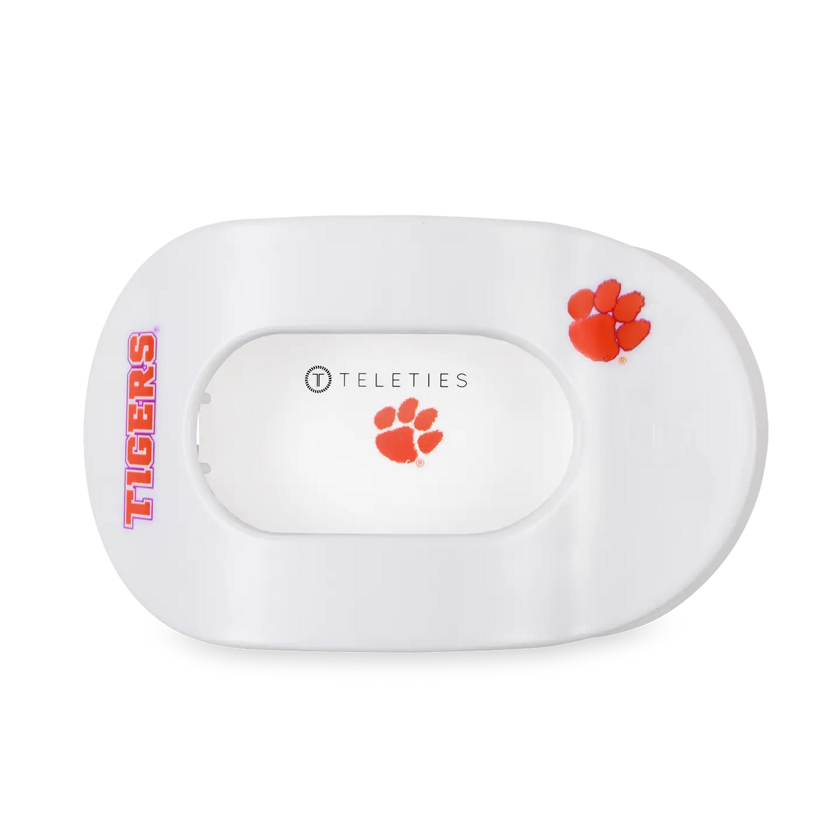Go Tigers! Large Flat Round Hair Clip