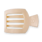 Square Flat Hair Clip | Small | Almond Beige