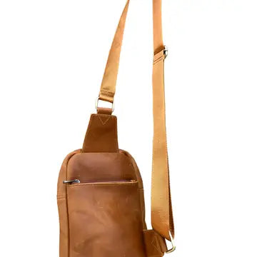 Unisex Leather Crossbody Bag