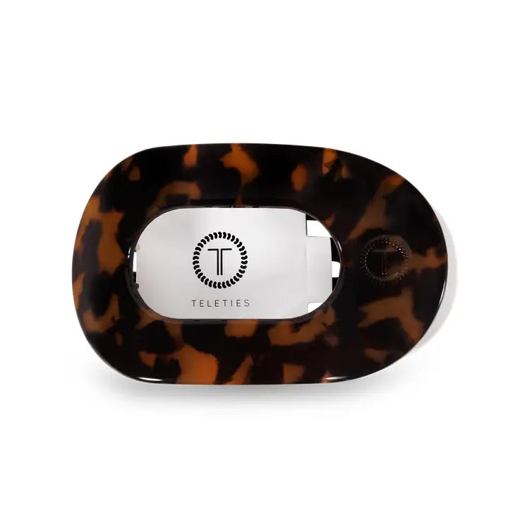 Round Flat Hair Clip | Medium | Tortoise