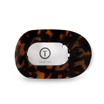 Round Flat Hair Clip | Medium | Tortoise