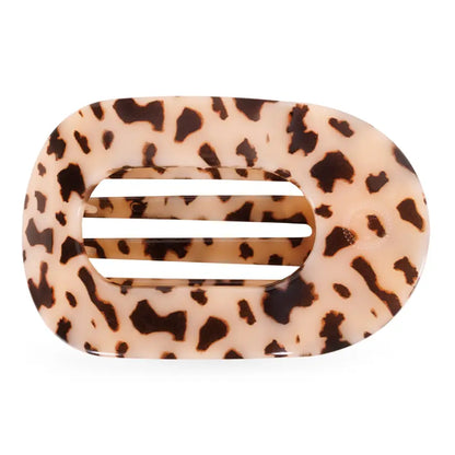 Blonde Tortoise | Tiny | Flat Round Hair Clip