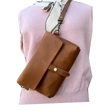 Crazy Horse Genuine Leather Crossbody