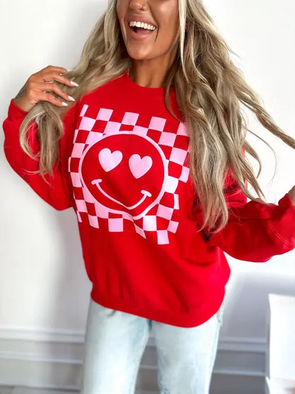 Sweetheart Smiley Crewneck