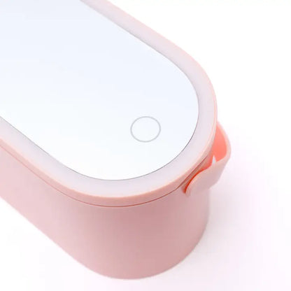 Portable Beauty Storage with Led Mirror