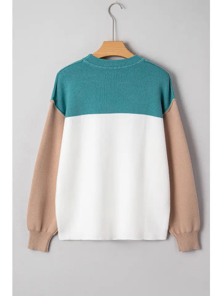 Color Block Sweater