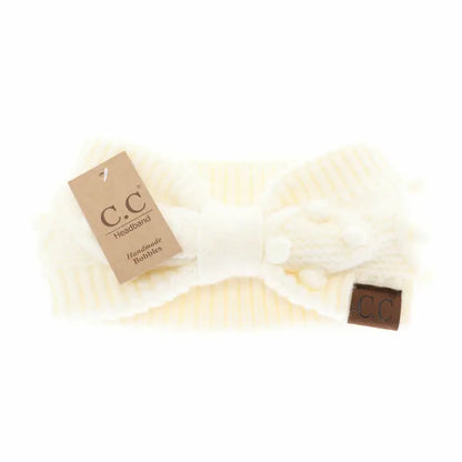 Bobble Knit C.C Women's Fashion Headband