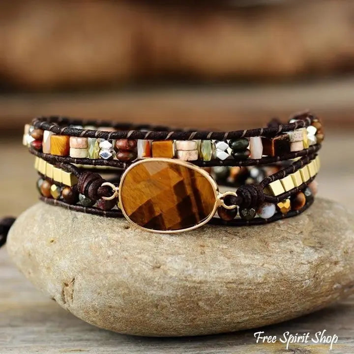 Natural Tiger Eye Bracelet B65