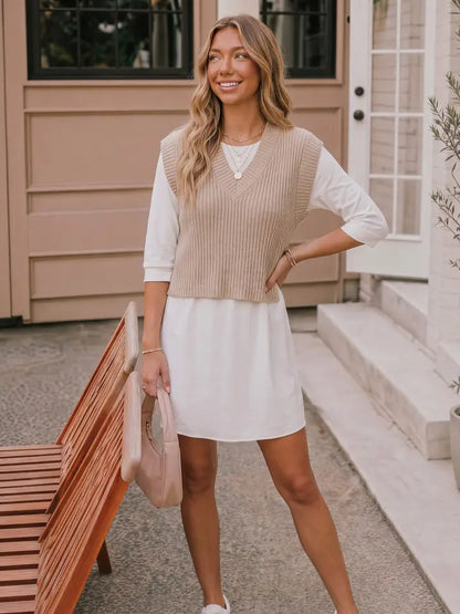 Sweater Vest Dress