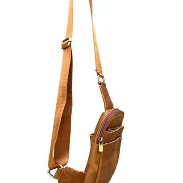 Unisex Leather Crossbody Bag