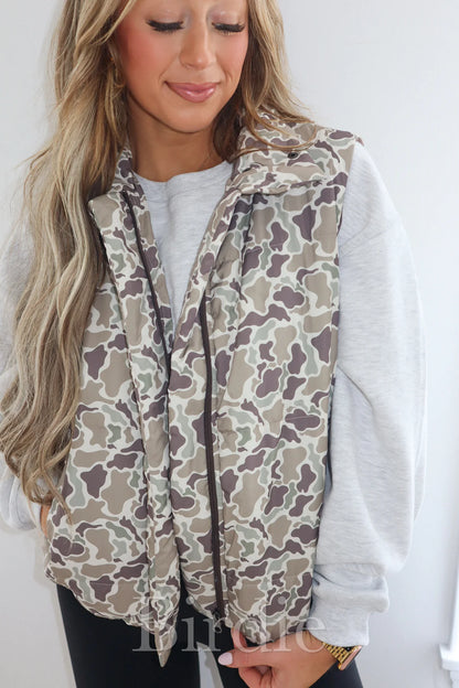 Quack Couture-Duck Camo Puffer Vest