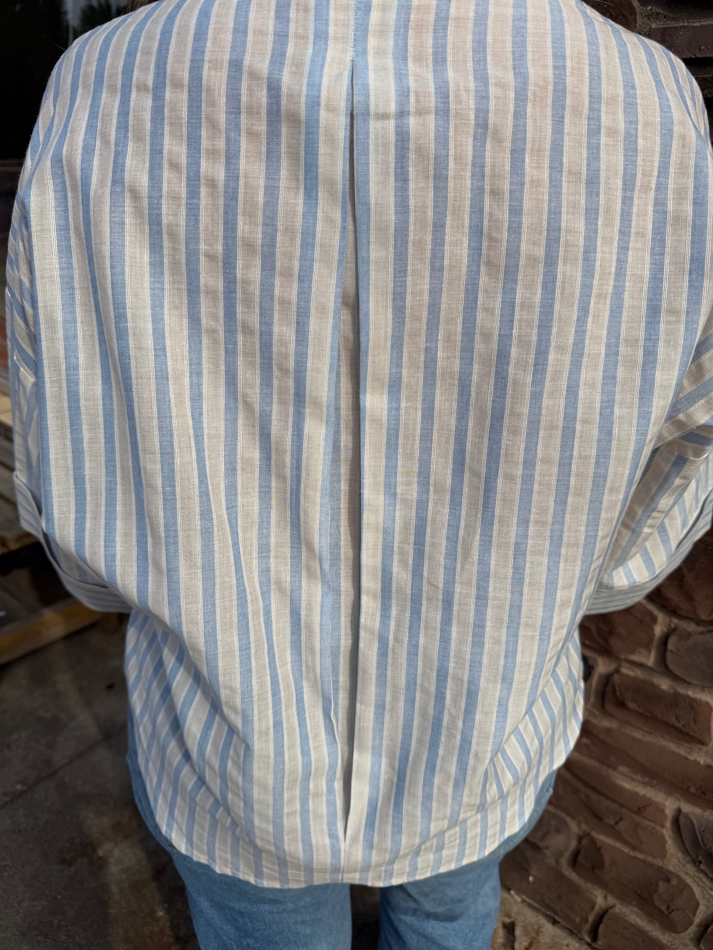 Ocean Blue Button Down Shirt