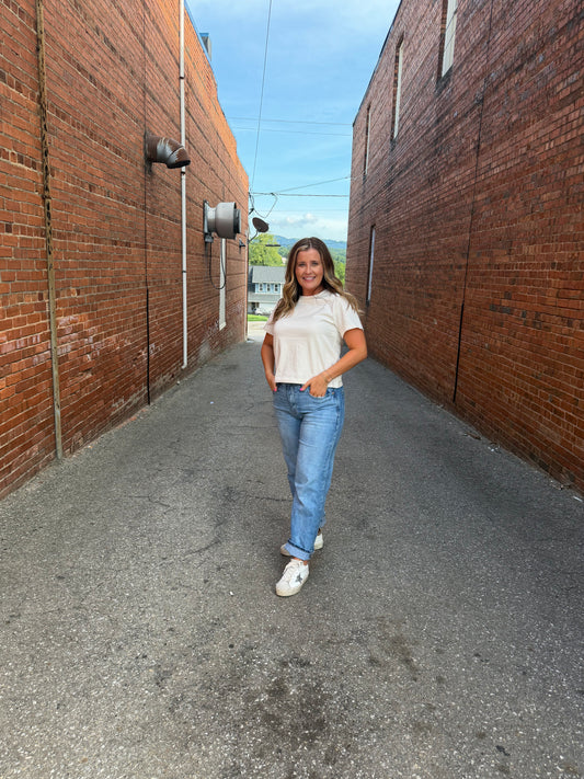 Cotton Short Sleeve Top