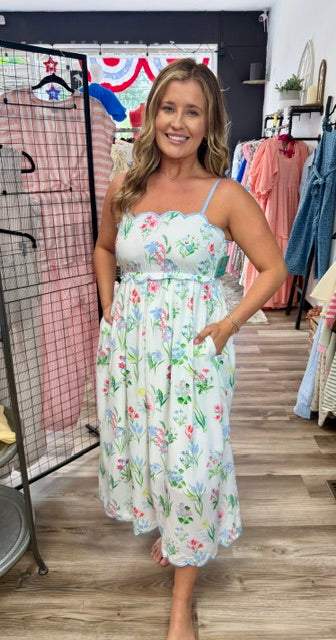 Floral Midi Dress
