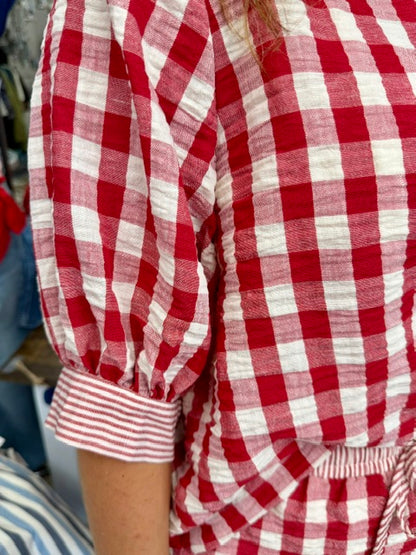 Cherry Checkered Set
