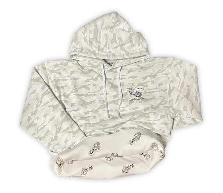 New school camo hoddie