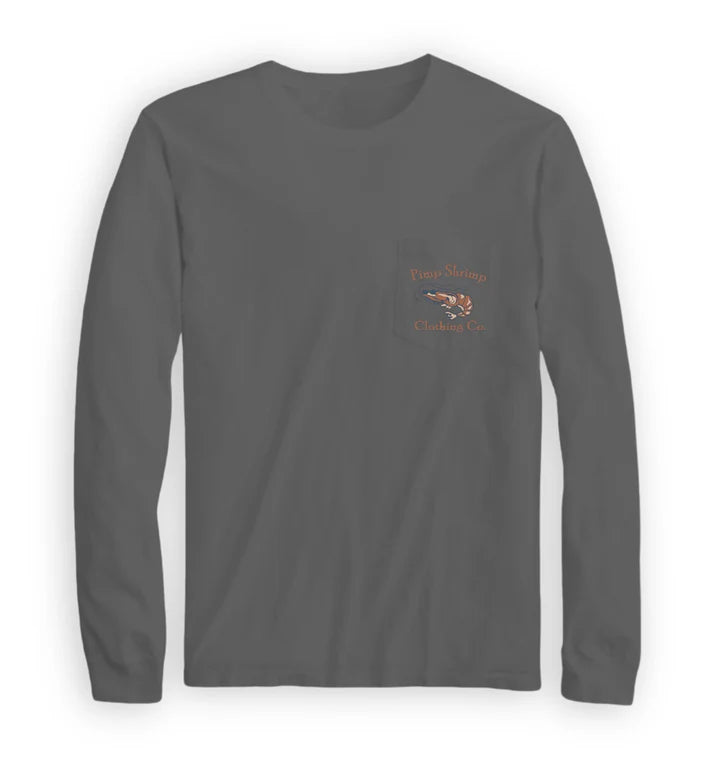 Grey Camo Long Sleeve T